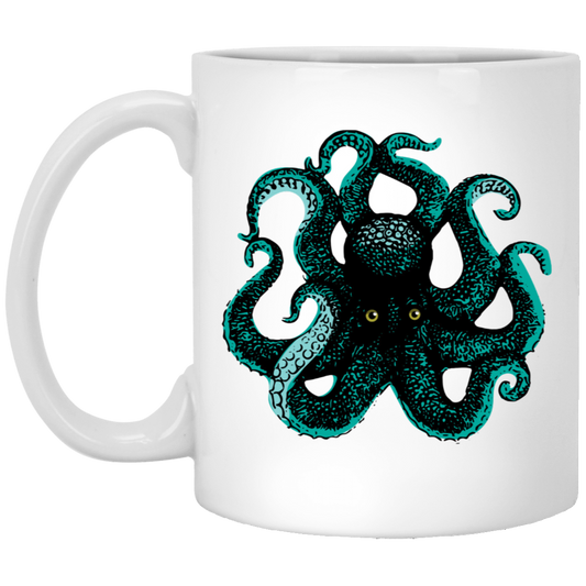 Octopus Coffee Mug - Beautiful Blue