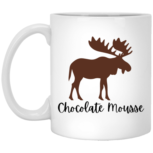 Chocolate Mousse Coffee Mug - with Big Chocolate Moose!