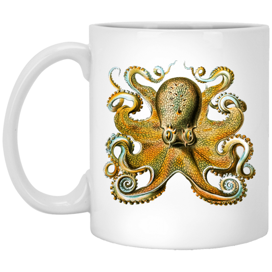 Beautiful Brown Octopus Coffee Mug