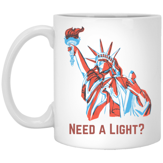 Need a Light? Coffee Mug - Statue of Liberty